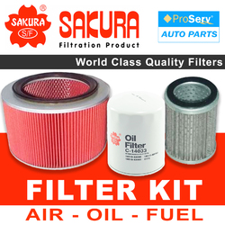 Oil Air Fuel Filter service kit for Suzuki Sierra SJ50 1.3L 1983-1990