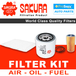 Oil Air Fuel Filter service kit for Ford Falcon FG 5.4L 2008-2011