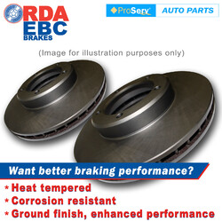 Front Disc Brake Rotors for Ford Fiesta WT 1.3L (258mm Dia) 2008-Onwards
