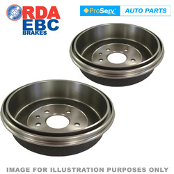 Rear Brake Drums for Nissan Datsun 200B 810 1977-1981 (SUITS JAPANESE DIFF ONLY)