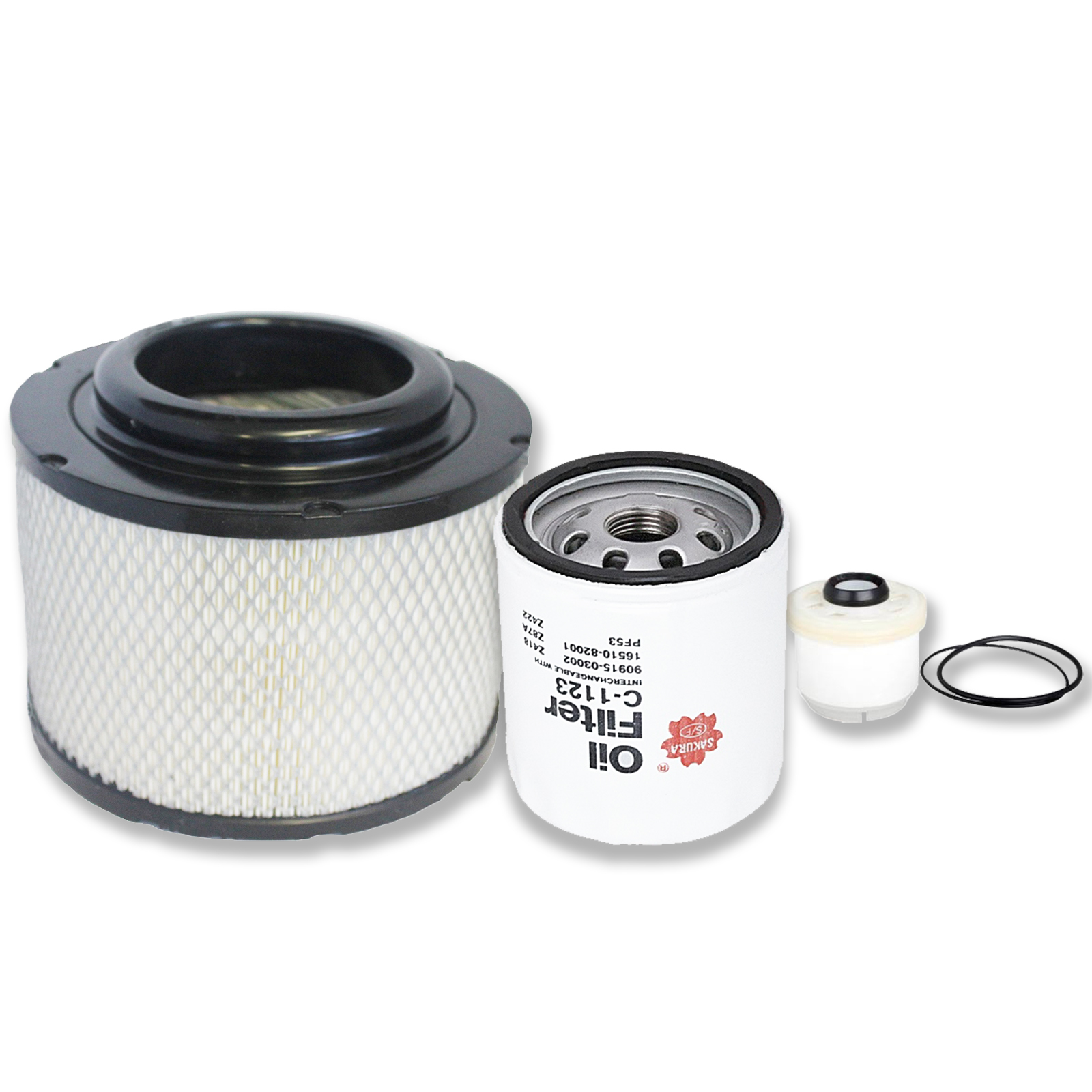 Oil Air Fuel Filter service kit for Toyota Hilux KUN26 3