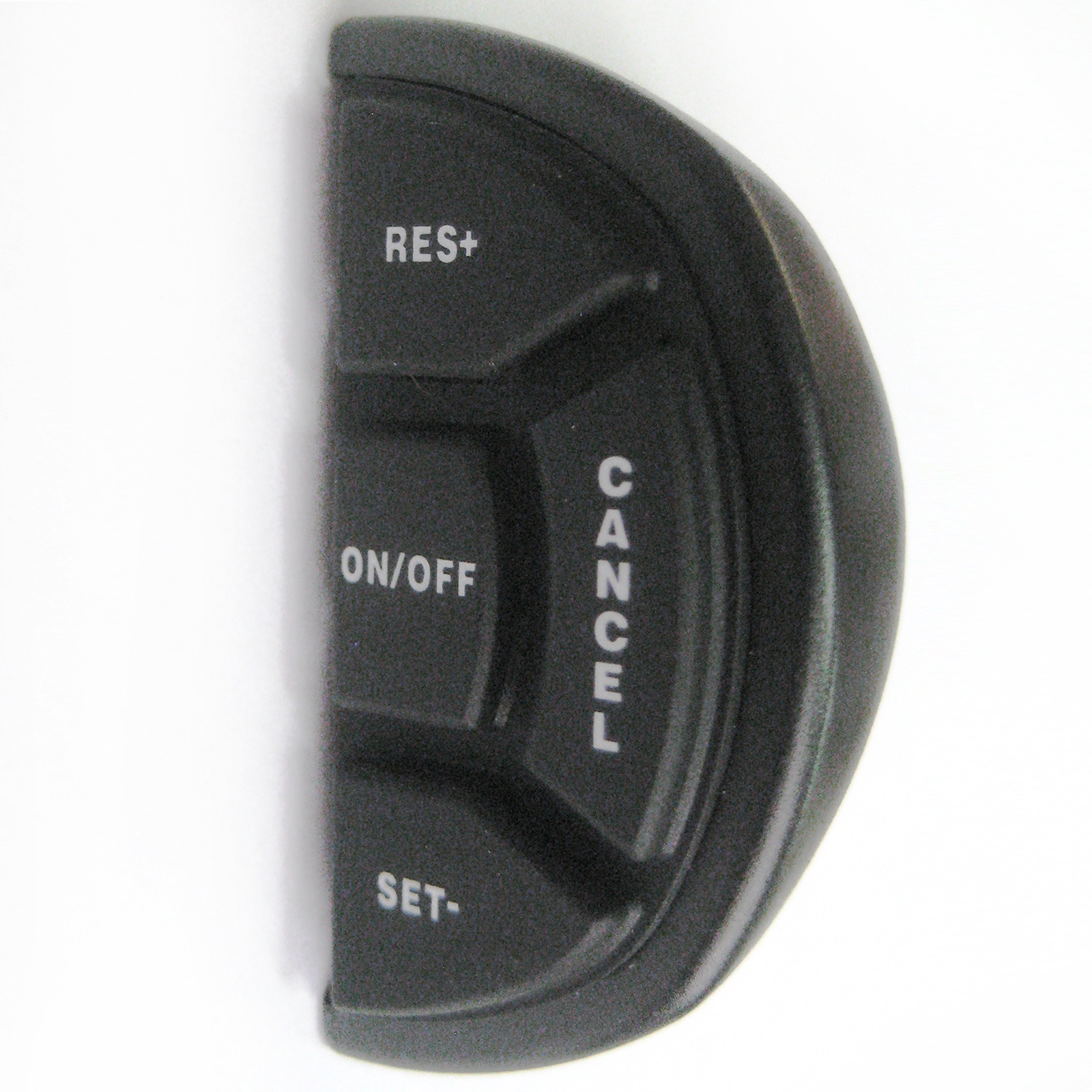 Cruise Control DShaped control switch plastic case and rubber button