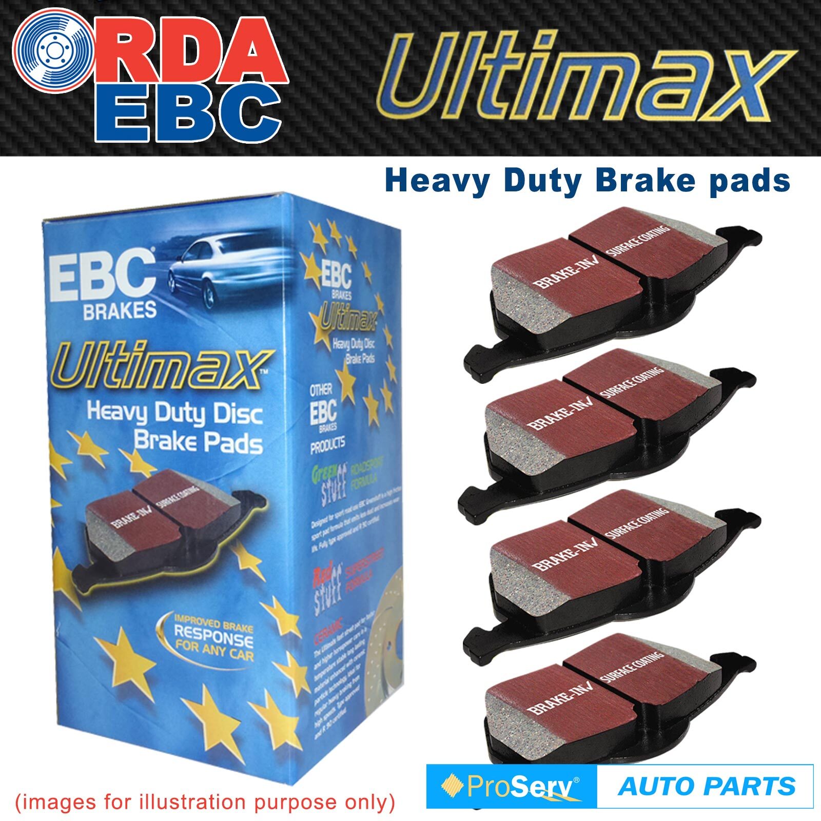 Rear EBC Disc Brake Pads for Hyundai i20 1.2 1.4 1.6L 9/2009Onwards