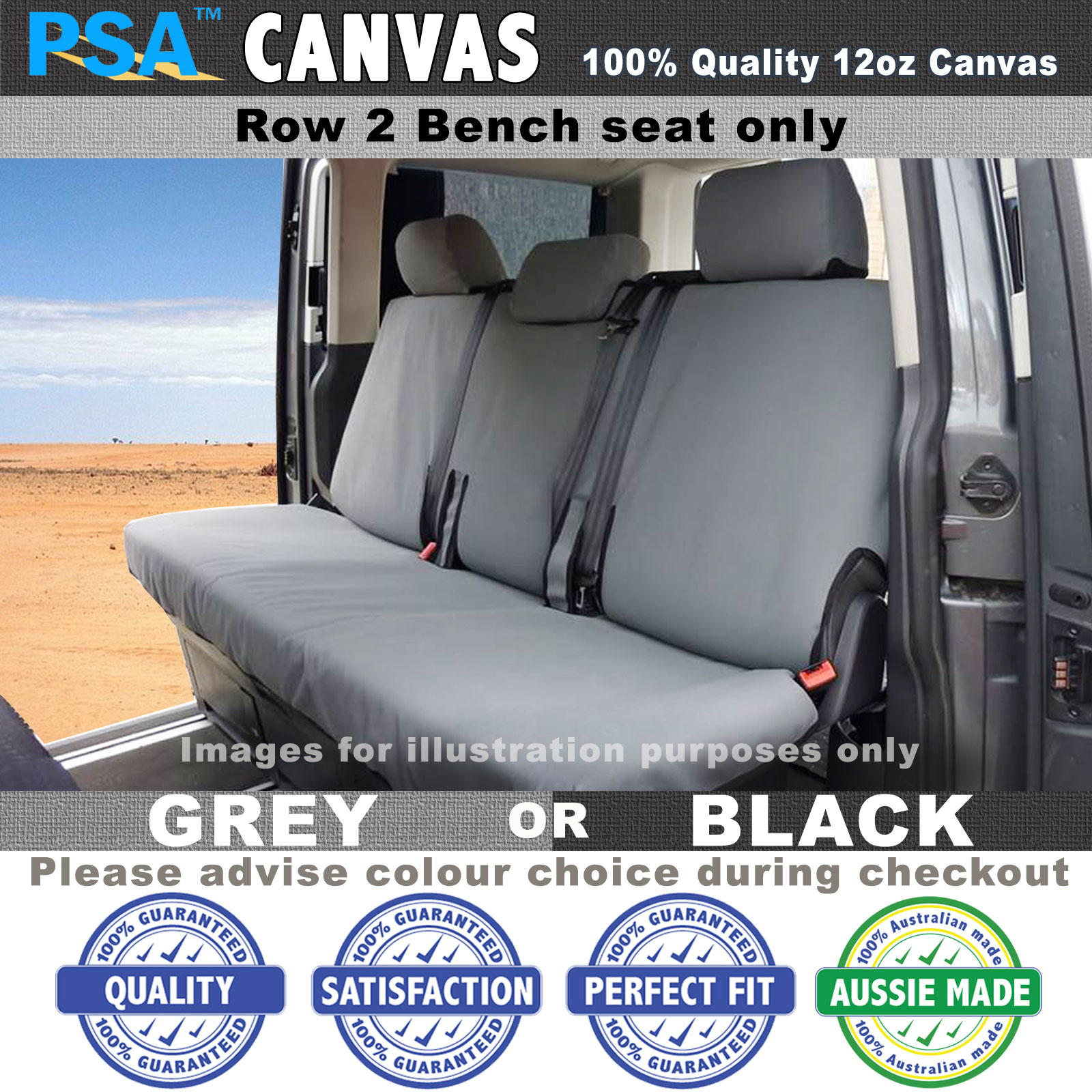 Canvas Seat Covers Toyota Hilux