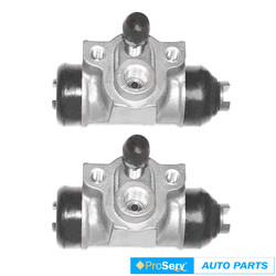 2 Rear wheel brake cylinders for Daihatsu Move 0.8L ED FWD Wagon 1997-2000