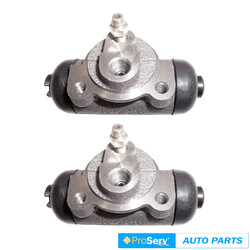 2 Rear wheel brake cylinders for Mazda BT-50 B3000 UN 3.0L Diesel 4WD UTE 2006-2011