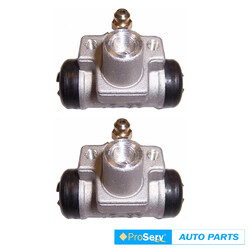 2 Rear wheel brake cylinders for Nissan Pulsar N16 1.6L FWD Sedan 2000-2001