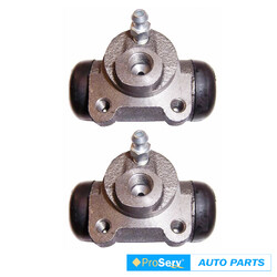 2 Rear wheel brake cylinders for Peugeot 306 N5 1.9D Sedan 1999-2000 (no ABS)
