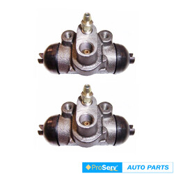2 Rear wheel brake cylinders for Mazda Mpv LW 2.5L GY V6 24v FWD Wagon 1999-2002