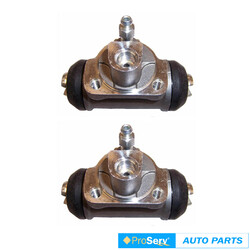 2 Rear wheel brake cylinders for Nissan Navara D40 2.5L Diesel 2WD UTE 2012-2015