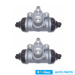 2 Rear wheel brake cylinders for Kia Rio BC 1.5L FWD Sedan 2004-2005