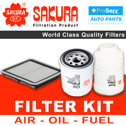 Oil Air Fuel Filter service kit for SUBARU IMPREZA 2.0L EJ204 Hatch 08/2007~03/2012