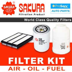 Oil Air Fuel Filter service kit for Mitsubishi Pajero NS 3.2L 2006-2017