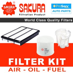 Oil Air Fuel Filter service kit for Mitsubishi Pajero NM 3.5L 2000-2004