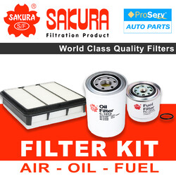 Oil Air Fuel Filter service kit for Mitsubishi Triton ML 3.2L Diesel 4M41 2006-2008