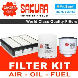 Oil Air Fuel Filter service kit for Mitsubishi Challenger 2.5L Diesel 2009-2017