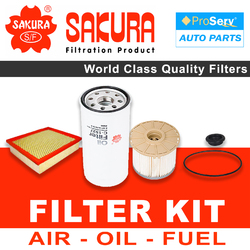 Oil Air Fuel Filter service kit for Isuzu D-Max TF 3.0L Diesel 2008-2012