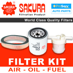 Oil Air Fuel Filter service kit for Honda Civic EF 1.3L 1987-1991