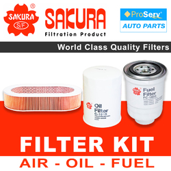 Oil Air Fuel Filter service kit for Nissan Patrol GU Y61 (TD42) 4.2L Diesel 2000