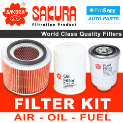 Oil Air Fuel Filter service kit for Nissan Patrol GU Y61 Series IV 4.2L TD42T 2004-2007