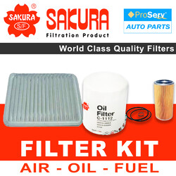Oil Air Fuel Filter service kit for Ford Falcon BA 4.0L 2002-2005