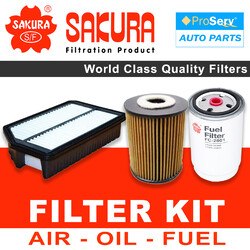 Oil Air Fuel Filter service kit for Hyundai i30 GD 1.6L Diesel 2012-2015