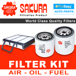Oil Air Fuel Filter service kit for Great Wall V200 K2 2.0L Diesel GW4D20 (spin on fuel filter) 2011-2017