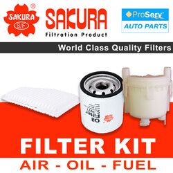 Oil Air Fuel Filter service kit for Holden Commodore VE 6.0L V8 2006-2010