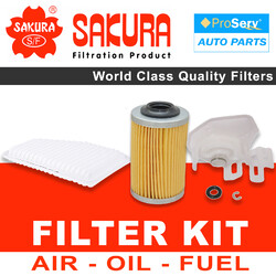 Oil Air Fuel Filter service kit for Holden Commodore VE 3.6L Petrol V6 2006-2013