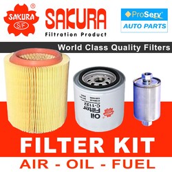 Oil Air Fuel Filter service kit for Land Rover Discovery Series 1 3.5L V8 1991-1993