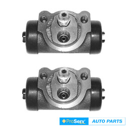 2 Rear wheel brake cylinders for Mitsubishi Cordia AB 1.8L FWD Liftback 1984-1985