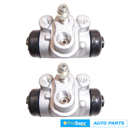 2 Rear wheel brake cylinders for Holden Barina MB 1.3L FWD Hatchback 1985-1989