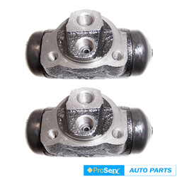 2 Rear wheel brake cylinders for Daihatsu Feroza 1.6L SOHC EFI 4WD Hardtop 1994-1999