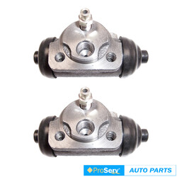 2 Rear wheel brake cylinders for Hyundai S Coupe 1.5L FWD Coupe 1991-1992