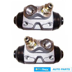 2 Rear wheel brake cylinders for Hyundai Excel X2 1.5L FWD Hatchback 1990-1994
