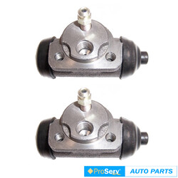 2 Rear wheel brake cylinders for Hyundai Excel X1 1.5L FWD Sedan 1989-1989