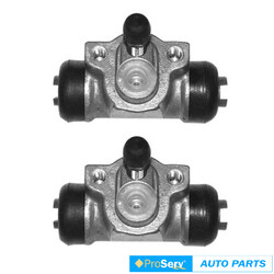2 Rear wheel brake cylinders for Daihatsu Mira 0.7L EFEL FWD Hatchback 1992-1995