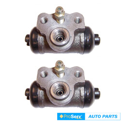 2 Rear wheel brake cylinders for Proton Satria C90 1.8L FWD Hatchback 1999-2007