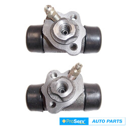 2 Rear wheel brake cylinders for Toyota Starlet EP91 1.3L 4EFE FWD Hatchback 1996-1999