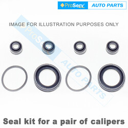 Rear Brake Caliper Seal Repair Kit for Holden Commodore VS 1995-1997 with IRS