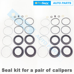 Front Brake Caliper Seal Repair Kit for Mitsubishi Pajero NT 3.8L 2006 - 2013