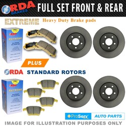 Full Set Disc Brake Rotors & Pad for Nissan Patrol GQ 4.2D Y60 88-99