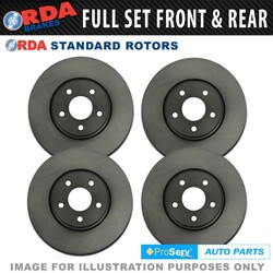 Full Set Disc Brake Rotors for Mitsubishi Magna TE TF TH TJ TL TW 96 On