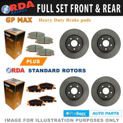 Full Set Disc Brake Rotors & Pad for Toyota Landcruiser 80 Series 92 On