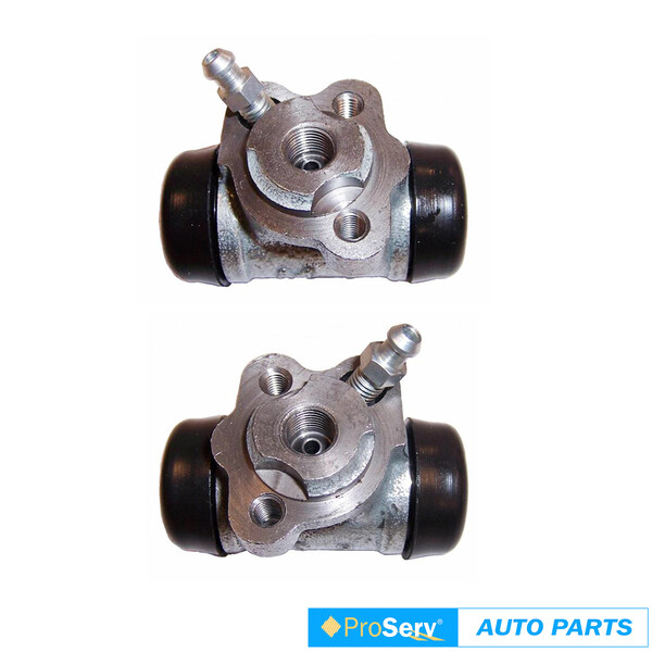 2 Rear wheel brake cylinders for Daihatsu Sirion 1.3L FWD Hatchback 2005-2013