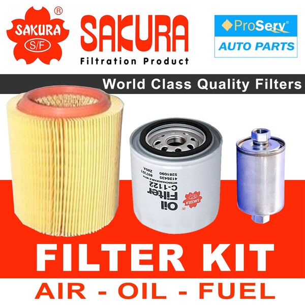 Oil Air Fuel Filter service kit for Land Rover Discovery Series 1 3.5L V8 1991-1993