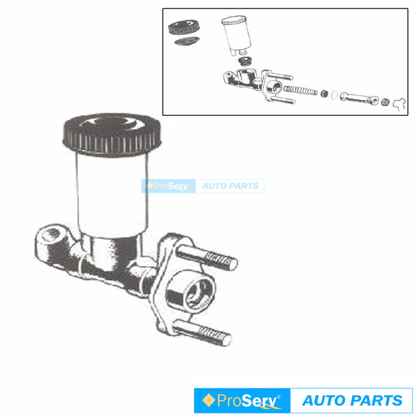 Clutch Master Cylinder for Mazda 929 HC V6i Hardtop 3.0L V6 1/1990-8/1991 