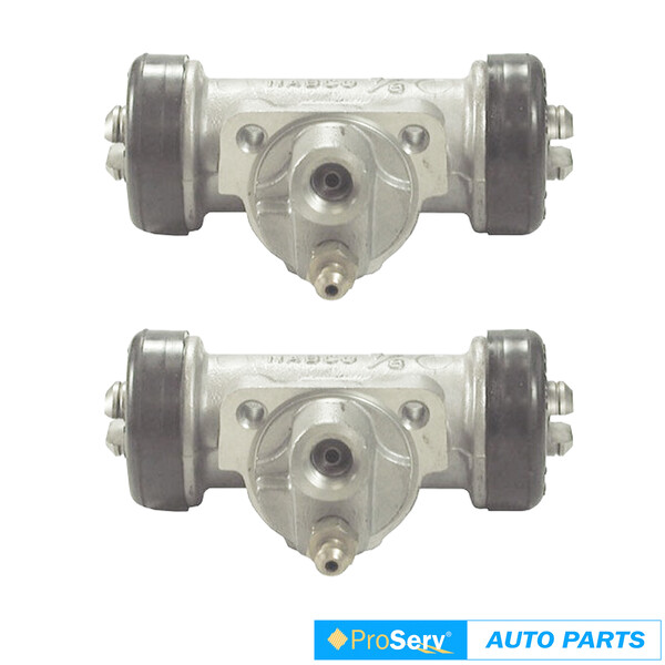 2 Rear wheel brake cylinders for Nissan Navara D21 2.7L Diesel 4WD UTE 1996-1997