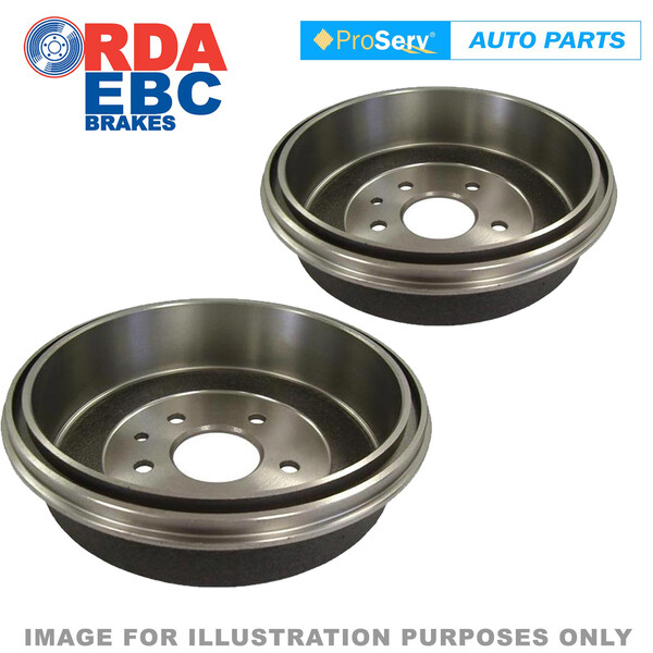 Rear Brake Drums for Mitsubishi Lancer CC CE (180mm I.D.) 10/1992-9/2004