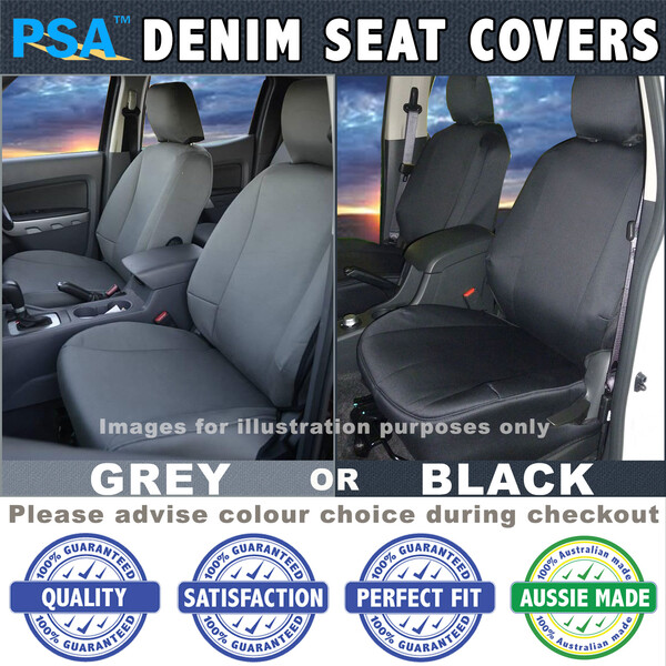 Psa Denim Seat Covers Rear Only Hilux Sr Dual Cab Rear Bench